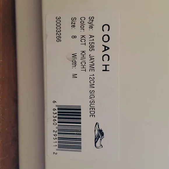 ♨️SOLD ELSEWHERE👟Gently Used Coach Sneakers👟 - Picture 4 of 4